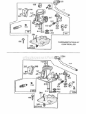 Carburetor Assemblies Diagram and Parts List for 112982-3913-01  Briggs and Stratton Engine